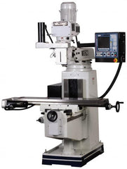 Vectrax - 49" Long x 9" Wide, 3 Phase Fagor 3 Axis 8055i CNC Milling Machine - Frequency Control, R8 Taper, 3 hp - Caliber Tooling
