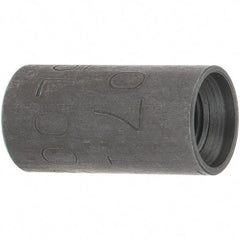 Made in USA - Size 1/8", Class 300, Steel Black Pipe Coupling - 300 psi, Threaded End Connection - Caliber Tooling