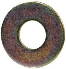 Made in USA - 3/4" Screw, Grade 8 Alloy Steel USS Flat Washer - 0.805" ID x 2.03" OD, 0.177" Thick, Zinc Yellow Dichromate Finish - Caliber Tooling