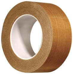 3M - 36 Yd Long x 3/4" Wide, Series 5453, Brown Silicone Glass Cloth/PTFE Tape - 8.2 mil Thick, 175 Lb/In Tensile Strength - Caliber Tooling