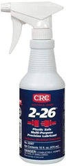 CRC - 16 oz Trigger Spray Bottle Nondrying Film Penetrant/Lubricant - Amber, 250°F Max, Food Grade - Caliber Tooling