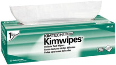 Kimtech - Dry Clean Room/Lab/Critical Task Wipes - Pop-Up, 11-3/4" x 11-3/4" Sheet Size, White - Caliber Tooling