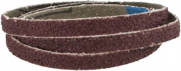 Tru-Maxx - 1/4" Wide x 24" OAL, 50 Grit, Aluminum Oxide Abrasive Belt - Aluminum Oxide, Coarse, Coated - Caliber Tooling