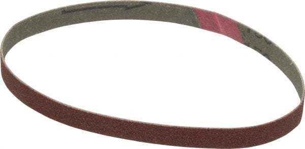 Tru-Maxx - 3/4" Wide x 18" OAL, 240 Grit, Aluminum Oxide Abrasive Belt - Aluminum Oxide, Very Fine, Coated - Caliber Tooling