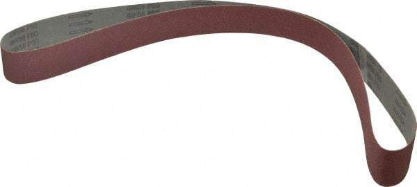 Tru-Maxx - 2" Wide x 72" OAL, 50 Grit, Aluminum Oxide Abrasive Belt - Aluminum Oxide, Coarse, Coated - Caliber Tooling