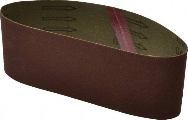 Tru-Maxx - 3" Wide x 18" OAL, 320 Grit, Aluminum Oxide Abrasive Belt - Aluminum Oxide, Extra Fine, Coated - Caliber Tooling