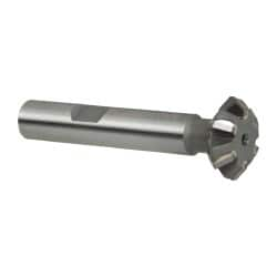 Whitney Tool Co. - 3/4° 3/4" Cut Diam, 1/4" Cut Width, 3/8" Shank, Carbide-Tipped Double-Angle Cutter - Caliber Tooling