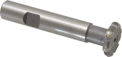 Whitney Tool Co. - 3/32" Radius, 3/16" Circle Diam, 7/8" Cutter Diam, Shank Connection, Convex Radius Cutter - 1/2" Shank Diam, 3" OAL, Carbide-Tipped, Uncoated, Profile Ground, 6 Teeth, Weldon Flat - Caliber Tooling