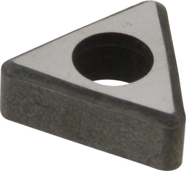 Made in USA - 3/8" Inscribed Circle, Triangle Interchangeable Head Shim for Indexables - Carbide, 3/16" Thick, ITSN Shim Style, Negative Rake - Caliber Tooling