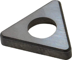 Made in USA - 3/4" Inscribed Circle, Triangle Shim for Indexables - Carbide, 3/16" Thick, TSN Shim Style, Negative Rake, Left Hand, Right Hand Cut - Caliber Tooling