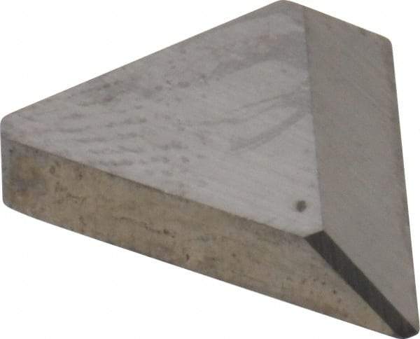 Made in USA - 3/8" Inscribed Circle, Triangle, T Chipbreaker for Indexables - Left Hand, Right Hand Cut, 0.094" Thick, 0.108" Effective Width, Carbide - Caliber Tooling