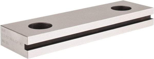 Kurt - Vise Jaw Plate - Steel, 5.969" Long, 0.752" Wide, 1.735" High - Caliber Tooling