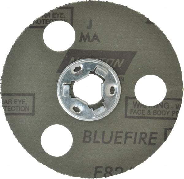 Norton - 5" Diam 24 Grit Fiber Disc - Very Coarse Grade, Zirconia Alumina, 13,000 Max RPM, Series F826 - Caliber Tooling