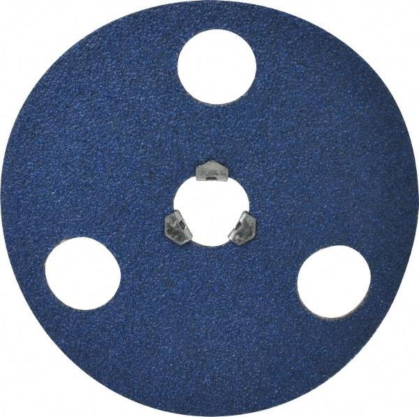 Norton - 5" Diam 50 Grit Fiber Disc - Coarse Grade, Zirconia Alumina, Series F826 - Caliber Tooling