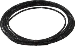 Techflex - Black/White Braided Expandable Cable Sleeve - 10' Coil Length, -103 to 257°F - Caliber Tooling