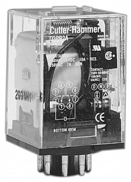 Eaton Cutler-Hammer - Metal Hold Down Relay Spring - 10 Amp, 250 VAC/VDC Volt, For Use With D3 Series General Purpose Relays - Caliber Tooling