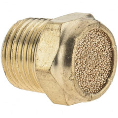 ARO/Ingersoll-Rand - 1/8 Male NPT, 7/16" Hex, 7/16" OAL, Breather Vent - 250 Max psi - Caliber Tooling