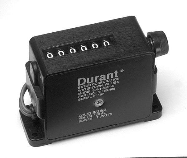 Durant - 6 Digit Wheel Display Counter - Keyed Reset - Caliber Tooling