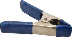 Gibraltar - 1" Jaw Opening Capacity, Spring Clamp - Vinyl Handle, 4" OAL - Caliber Tooling