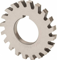 Value Collection - 1/32" Radius, 1/16" Circle Diam, 2-1/4" Cutter Diam, Arbor Connection, Concave Radius Cutter - High Speed Steel, 10 Teeth - Caliber Tooling