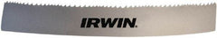 Irwin Blades - 8 to 12 TPI, 10' 9" Long x 3/4" Wide x 0.035" Thick, Welded Band Saw Blade - Bi-Metal, Toothed Edge - Caliber Tooling