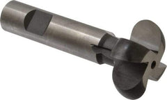 Made in USA - 3/8" Radius, 3/4" Circle Diam, 1-3/4" Cutter Diam, Shank Connection, Convex Radius Cutter - 3/4" Shank Diam, 4" OAL, High Speed Steel, Uncoated, Form Relieved, 4 Teeth, Weldon Flat - Caliber Tooling