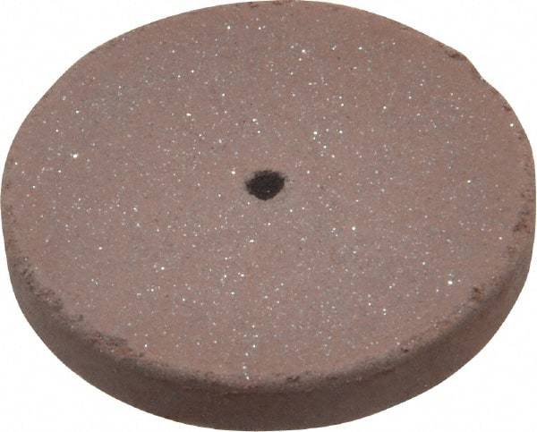 Cratex - 1" Diam x 1/16" Hole x 1/8" Thick, Surface Grinding Wheel - Silicon Carbide, Fine Grade, 25,000 Max RPM, Rubber Bond, No Recess - Caliber Tooling