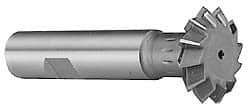 Interstate - 1-7/8° 1-7/8" Cut Diam, 5/8" Cut Width, 3/4" Shank, Cobalt Double-Angle Cutter - Caliber Tooling