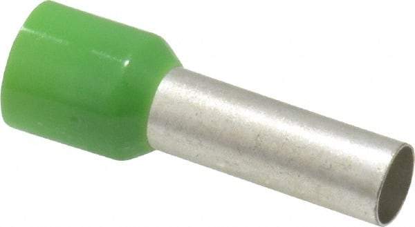 ACI - 6 AWG, Partially Insulated, Crimp Electrical Wire Ferrule - 18mm Long x 6.2mm Diameter Pin, 28.2mm Overall Length - Caliber Tooling