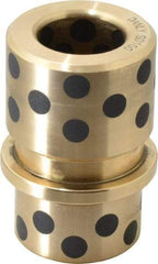 Dayton Lamina - 1" ID x 2-11/16" OAL, Cast Aluminum Bronze, Die & Mold Shoulder Bushing - Shoulder, 1-27/32" Bottom OD, 1-1/2" Top OD, 1-3/4" Under Collar, 1-3/4" Under Collar, 15/16" Above Collar - Caliber Tooling