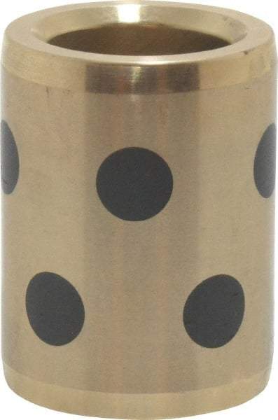 Dayton Lamina - 1-1/2" OAL, 3/4" ID, 1-1/8" Body Diam, Aluminum Bronze, Die & Mold Straight Friction Brushing - Press Fit, Self Lubricating - Caliber Tooling