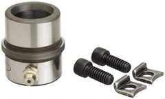 Dayton Lamina - 1-3/4" ID x 2-3/8" OAL, Steel, Bronze Plated Die & Mold Shoulder Bushing - Short Shoulder, 2-1/2" Bottom OD, 2-1/4" Top OD, 2.658" Collar OD, 1" Under Collar, 1-3/8" Above Collar - Caliber Tooling