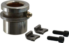 Dayton Lamina - 1" ID x 1-3/4" OAL, Steel, Bronze Plated Die & Mold Shoulder Bushing - Short Shoulder, 1.72" Bottom OD, 1-1/2" Top OD, 1.845" Collar OD, 13/16" Under Collar, 15/16" Above Collar - Caliber Tooling