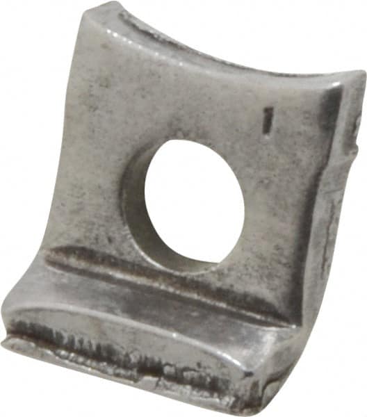 Dayton Lamina - Die & Mold Shoulder Bushing Clamp - 1-1/4, 1-1/2, 1-3/4, 2, 2-1/2, 3, 3-3/4 & 4" Diam Compatability, 25/32" Long x 5/8" Wide x 3/8" High, 0.193" Clamp Tail Height - Caliber Tooling