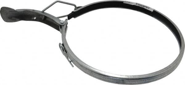 Made in USA - 6" ID Galvanized Duct Clamp with PVC Seal - Caliber Tooling