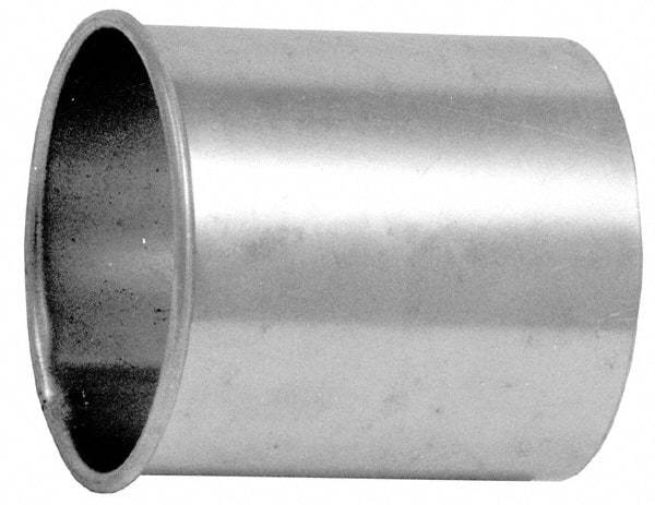 Made in USA - 8" ID Galvanized Duct Adapter - 4" Long, 22 Gage - Caliber Tooling