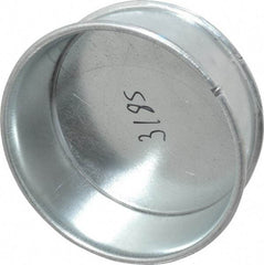 Made in USA - 6" ID Galvanized Duct End Cap - 2" Long, 24 Gage - Caliber Tooling