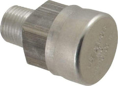 LDI Industries - 1/8 Thread, Aluminum, Protected Vent - 1-1/8" High, 9/16" Hex Flats Diam - Caliber Tooling