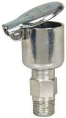 Gits - 9/64 Ounce Capacity, 1/8-27 Thread, Steel, Zinc Plated, Brazed Body Oil Cup - 1-21/32" High, 5/16" Thread Length, Gravity Feed - Caliber Tooling