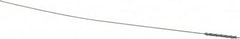 Osborn - 0.05" Diam Helical Nylon Tube Brush - 1/2" Brush Length, 4" OAL, 0.023" Diam Shank - Caliber Tooling