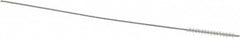 Osborn - 0.075" Diam Helical Nylon Tube Brush - 3/4" Brush Length, 4" OAL, 0.031" Diam Shank - Caliber Tooling