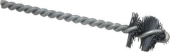 Osborn - 1.015" Diam Helical Nylon Tube Brush - 1" Brush Length, 5" OAL, 1/4" Diam Shank - Caliber Tooling