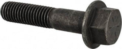 Value Collection - 5/8-11 UNC, 3" Length Under Head, Hex Drive Flange Bolt - 1-1/2" Thread Length, Grade 8 Alloy Steel, Smooth Flange, Phosphate & Oil Finish - Caliber Tooling