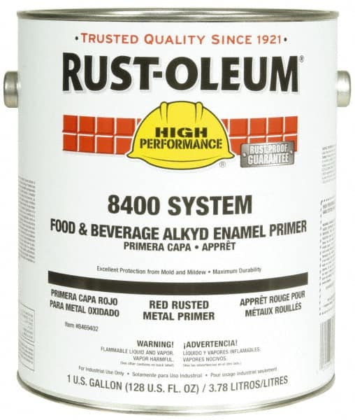 Rust-Oleum - 1 Gal Red Food & Beverage Industry Coating - 312 to 625 Sq Ft/Gal Coverage, <450 g/L VOC Content - Caliber Tooling