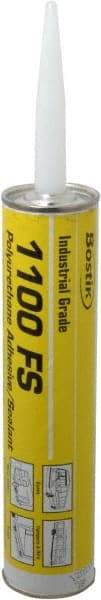 Bostik - 10.3 oz Cartridge Gray Urethane Joint Sealant - 180°F Max Operating Temp, Series 110FS - Caliber Tooling