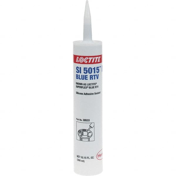 Loctite - 300 mL Tube Blue RTV Silicone Gasket Sealant - -80 to 500°F Operating Temp - Caliber Tooling