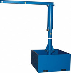 Vestil - 500 Lb Load Capacity, Steel Jib Crane - 8' Span - Caliber Tooling