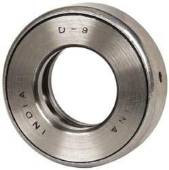 INA Bearing - 1" Inside x 1.969" Outside Diam, 5/8" Thick, Steel Ball Thrust Bearing - 13,100 Lbs. Static Capacity, 6,700 Max Pressure x Velocity - Caliber Tooling