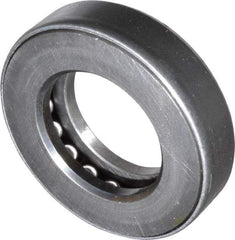 INA Bearing - 1-3/8" Inside x 2-15/32" Outside Diam, 5/8" Thick, Steel Ball Thrust Bearing - 16,600 Lbs. Static Capacity, 7,300 Max Pressure x Velocity - Caliber Tooling