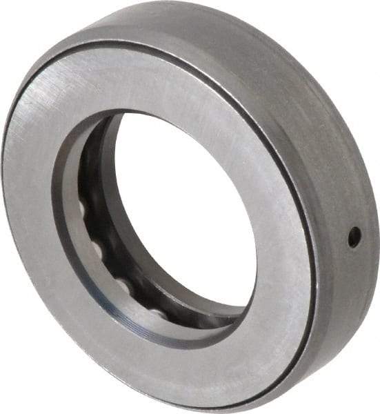 INA Bearing - 1-7/16" Inside x 2-15/32" Outside Diam, 5/8" Thick, Steel Ball Thrust Bearing - 16,600 Lbs. Static Capacity, 7,300 Max Pressure x Velocity - Caliber Tooling